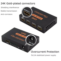 Gambar Splitter HDMI 1X4 4K X 2K UHD 1080P 3D 1 In 4 Out 1 To 4 splitter HDMI dari Seisdigital Shop Kab. Bekasi 3 Tokopedia