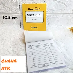 10 BUKU - Nota Kontan Mini Nota Olshop - 2 Ply (25 Lbr)
