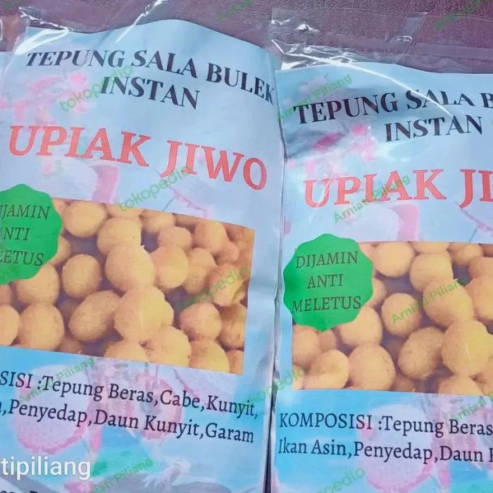 Oleh-oleh khas Pariaman / Padang / Tepung Sala Lauak "Upiak Jiwo" 2