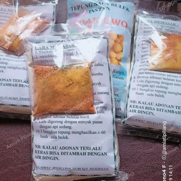 Oleh-oleh khas Pariaman / Padang / Tepung Sala Lauak "Upiak Jiwo" 1