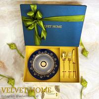 Gambar SET Hampers piring makan hias cutlery parcel natal idul fitri lebaran dari velvethome.id Kota Administrasi Jakarta Barat 2 Tokopedia