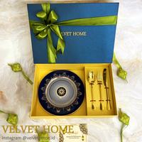 Gambar SET Hampers piring makan hias cutlery parcel natal idul fitri lebaran dari velvethome.id Kota Administrasi Jakarta Barat 1 Tokopedia