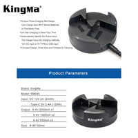 Gambar KingMa Battery Sony NP-F550 2-Pack with Triple Charger - Non Lcd Display dari Kingma Indonesia Kota Administrasi Jakarta Barat 3 Tokopedia