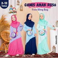 Gambar Baju Muslim Gamis Anak Perempuan Terbaru Usia 2 - 11 Th Raggakids RG56 dari Aishara Kids Kota Administrasi Jakarta Selatan 1 Tokopedia
