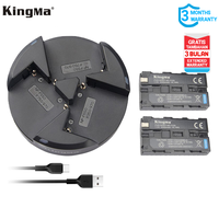Gambar KingMa Battery Sony NP-F550 2-Pack with Triple Charger - Non Lcd Display dari Kingma Indonesia Kota Administrasi Jakarta Barat 1 Tokopedia