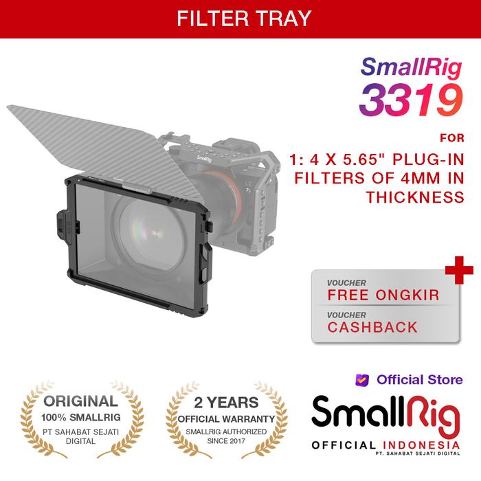 Gambar SmallRig Lightweight Filter Tray 4 x 5.65 for Mini Matte Box 3319 dari Smallrig Indonesia Kota Administrasi Jakarta Pusat Tokopedia