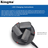 Gambar KingMa Battery Sony NP-F550 2-Pack with Triple Charger - Non Lcd Display dari Kingma Indonesia Kota Administrasi Jakarta Barat 2 Tokopedia