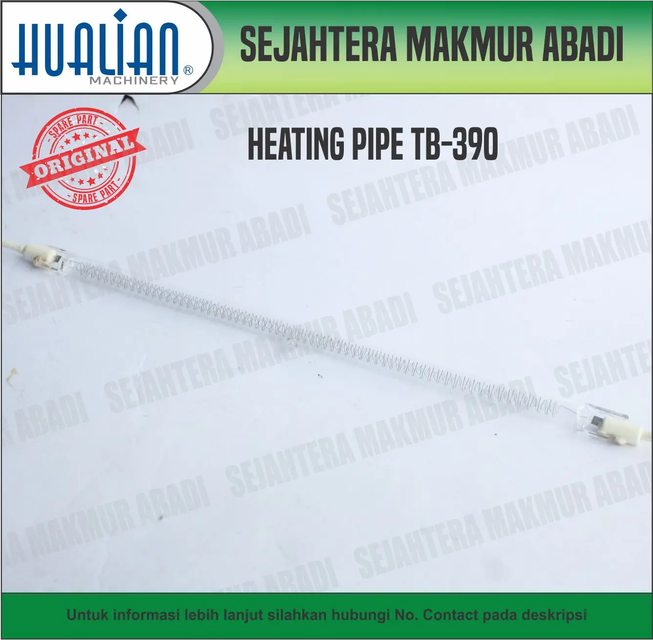Heating Pipe / Tube Heating Lamp / Lampu Pemanas Skin Machine TB - 390