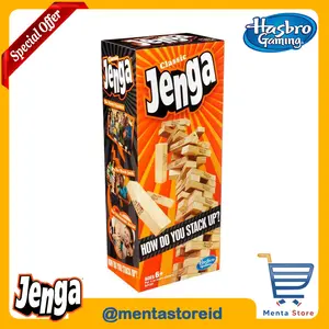 HASBRO Classic Jenga Mainan Stacking Balok New Sealed Bubble Wrap Pack