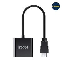 Gambar ROBOT RHV10 HDMI TO VGA CONVERTER ADAPTER dari btgcom Kota Denpasar 4 Tokopedia