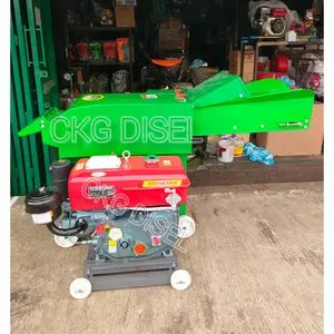 Mesin Pencacah Rumput & Ranting Mahkota MCC-308 + Engine R180 Diesel