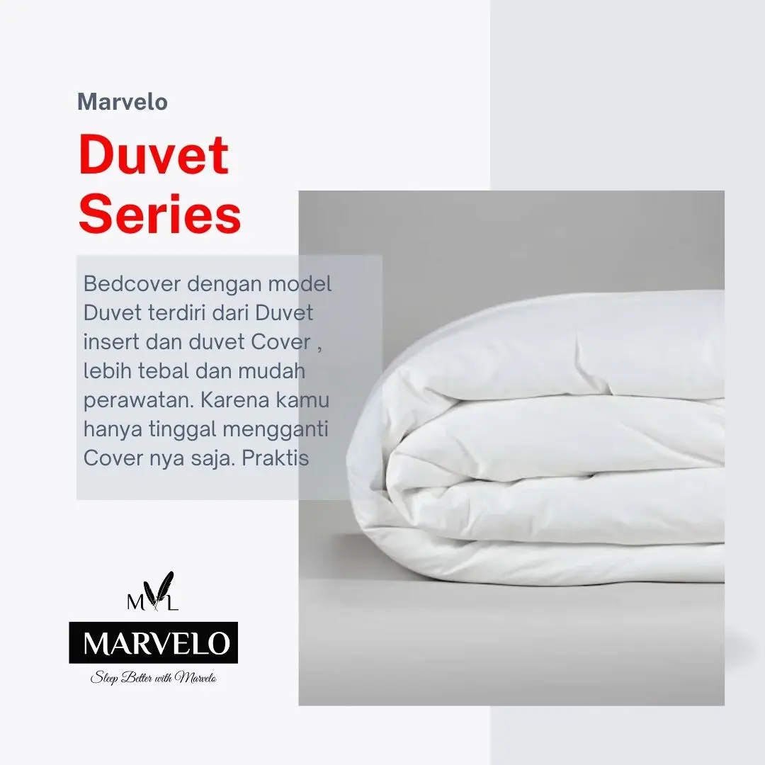 Selimut Duvet Series tanpa Sprei Set Ukuran 200x230 cm