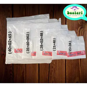 LESTARI BABY-Kantong Plastik Cap Bola Api( 1 Pack  Isi- 50 Pcs)