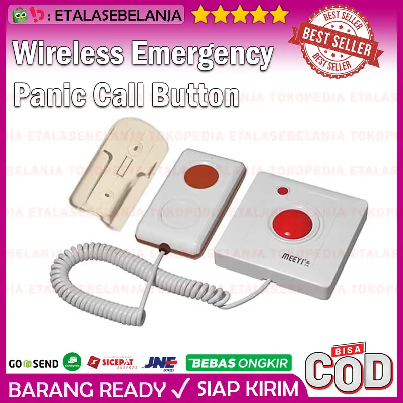 Wireless Emergency Panic Call Button For Elderly - Meeyi Y-SW2-G33 0