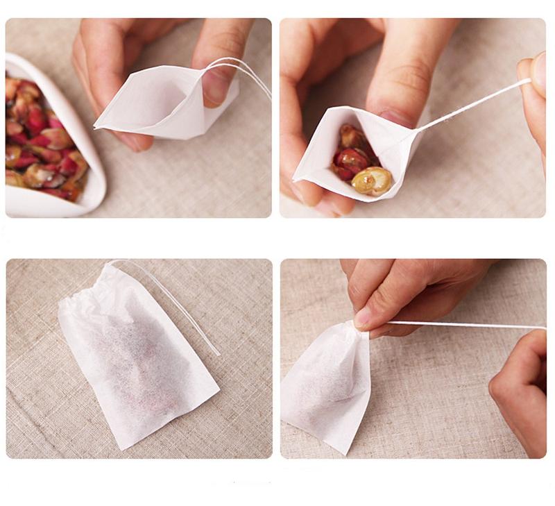 Kantong Teh Herbal Celup Kosong Chinese Tea Teabag 100 PCS 2