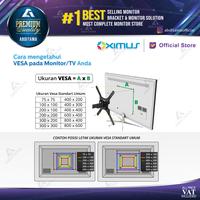 Gambar Bracket TV Monitor LED LCD North Bayou NB P5 NBP5 40"-70"  Swivel Tilt dari Abditama Official Kota Depok 4 Tokopedia