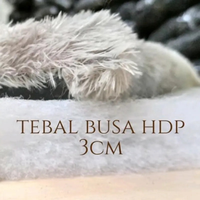Karpet bulu rasfur Karpet lantai uk 200 x 160 tebal total 5 cm 3