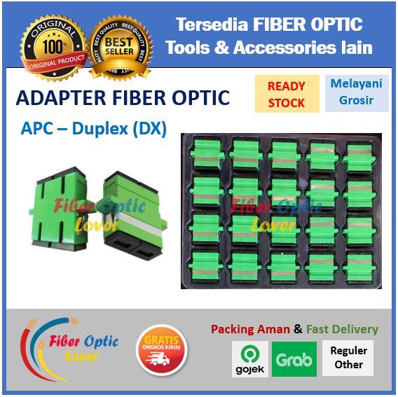 ADAPTER FIBER OPTIK DUPLEX SC-APC DX - KONEKTOR ADAPTOR SC APC - Shop ...