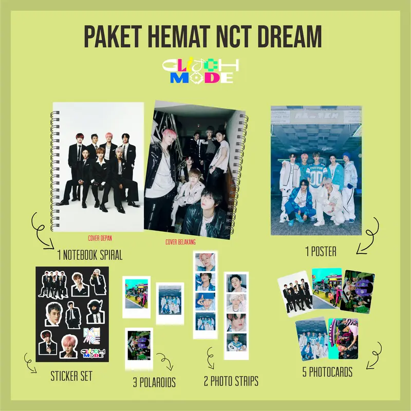 PAKET HEMAT NCT DREAM GLITCH MODE 0