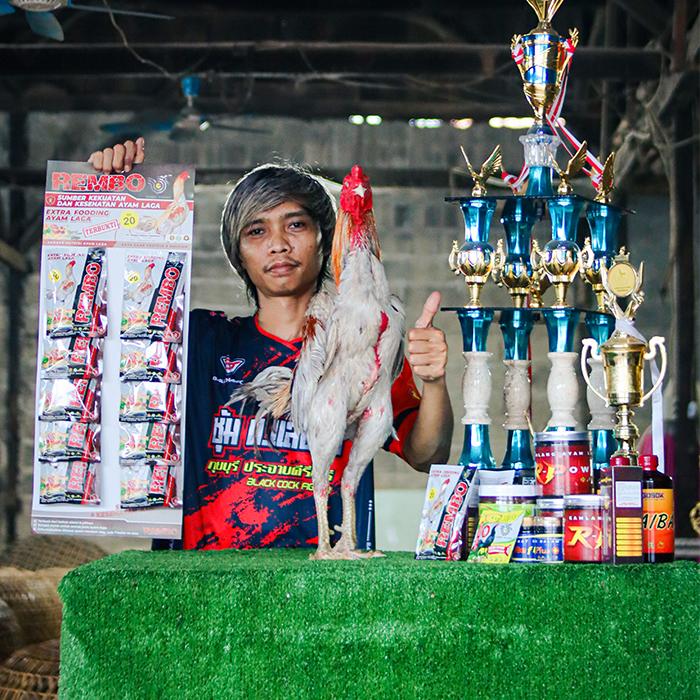 EXTRA FOODING REMBO NUTRISI TAMBAHAN AYAM LAGA (1 RENCENG ISI 10 SACHET) 2