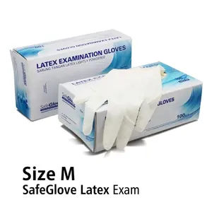 Safeglove Sarung Tangan Latex Exam  - Size XS S M L