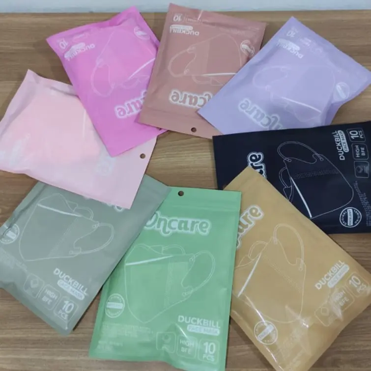 Masker Kekinian Banyak Varian Warna Duckbill Oncare Warna Dewasa Isi 10pcs 2