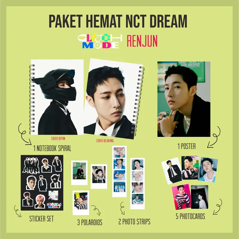 PAKET HEMAT NCT DREAM GLITCH MODE 2
