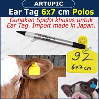 Gambar Ear Tag 6x7 cm POLOS ECERAN Anting Babi Sapi Kambing Murah Plastik - Biru dari Artupic Peralatan Peternakan Kota Tangerang Selatan 5 Tokopedia