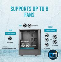 Gambar Antec NX260 - ARGB Tempered Glass Mid-Tower ATX Gaming Case dari Duta Mandiri Infokom Kota Administrasi Jakarta Pusat 2 Tokopedia
