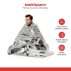 TaffSPORT Emergency Blanket / Selimut Darurat - SL03-001
