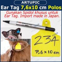 Gambar Ear Tag 7.6x10 cm POLOS ECERAN Eartag Necktag Hewan Ternak Babi Sapi - Kuning dari Artupic Peralatan Peternakan Kota Tangerang Selatan 3 Tokopedia