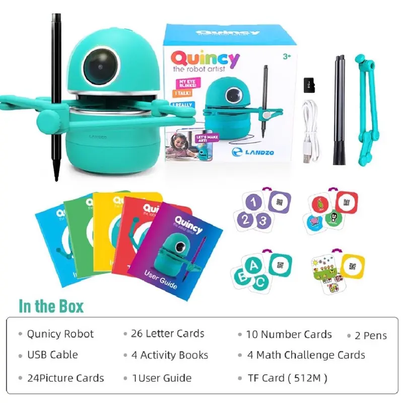 Quincy Smart Robot Drawing Spelling Artist 4