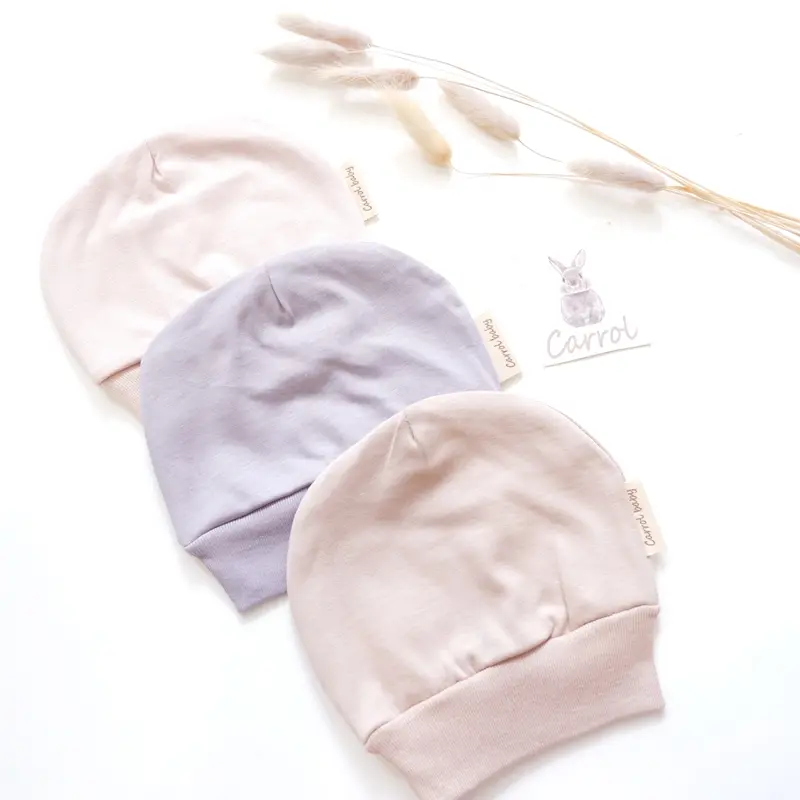 Carrol Baby New Born hat Cotton - Topi bayi New Born cute girls pastel 2