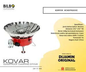Kompor camping matougui kompor bunga windproof