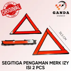 SEGITIGA PENGAMAN DARURAT MOBIL MOTIF SARANG LEBAH - IZY