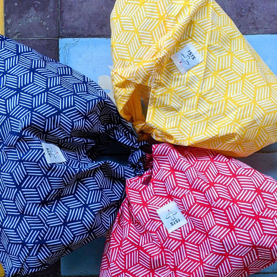 Tas Batik Azuma Bag Model Origami Japanese Style - SISI Eco Bag Katun Size M