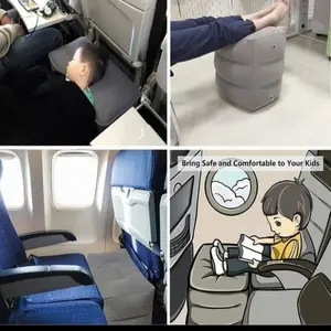 Bantal angin Kaki Tiup 3 Layer travel mobil pesawat Kereta Pillow