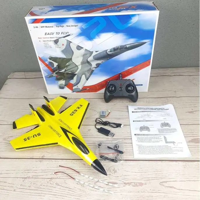 RC Mainan pesawat remote control Pesawat Terbang Glider Foam 2.4GRC