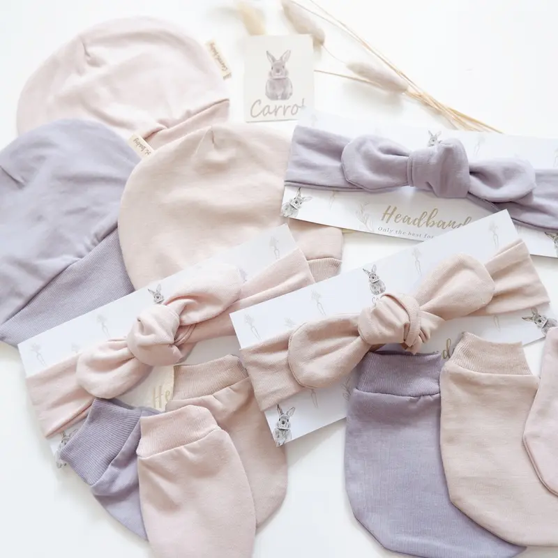 Carrol Baby New Born hat Cotton - Topi bayi New Born cute girls pastel 4