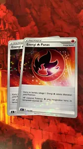 energi panas 1 KARTU pokemon INDO holo foil tcg card vmax climaks