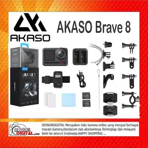 AKASO Brave 8 - 4K 60 FPS Action Camera - Original