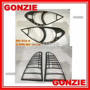 Garnish List Lis Lampu Depan Dan Belakang Hitam Doff Innova 2008-2011