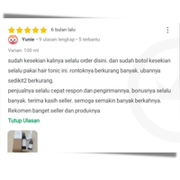 Gambar KRONIK Hair Tonic All-in-One Atasi Rontok, Uban Dini, & Ketombe Pria Wanita - Perawatan Rambut BPOM dari Kingsman Barber Supply Kota Bandung 2 Tokopedia