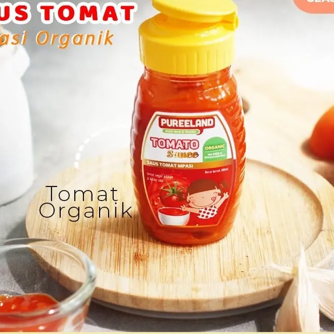 Pureeland Saus Tomat Mpasi Organik / Organic Tomato Sauce / MPASI Bayi 1