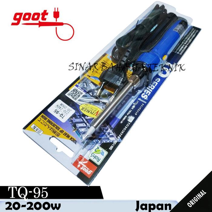 Gambar GOOT JAPAN SOLDER TQ 95 LURUS 20-200W / ALAT SOLDERAN TQ 95 200W ASLI dari Sinar Bahagia Teknik Jakarta Pusat Tokopedia