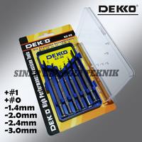 Gambar DEKKO KOREA 62-32 OBENG SET 6PCS PREMIUM / KACAMATA HP LAPTOP JAM ASLI dari Sinar Bahagia Teknik Jakarta Pusat 1 Tokopedia