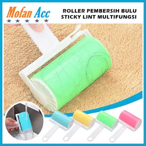 Roller Pembersih Bulu Hewan Debu Kotoran Sticky Lint Remover Serbaguna
