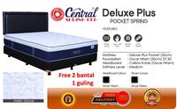 Gambar Spring Bed Central Deluxe Plus - Pocket Spring - 90 x 200 cm dari Cahaya rumah Kota Bogor 1 Tokopedia