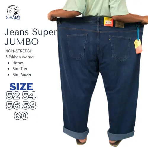 CELANA PANJANG PRIA SUPER JUMBO UKURAN 52 56 58 60