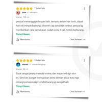 Gambar KRONIK Hair Tonic All-in-One Atasi Rontok, Uban Dini, & Ketombe Pria Wanita - Perawatan Rambut BPOM dari Kingsman Barber Supply Kota Bandung 4 Tokopedia